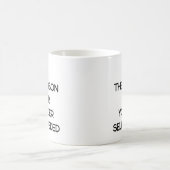 若い自分が自己愛を必要としている人である コーヒーマグカップ (中央)