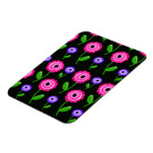 若い花模様 マグネット (左側)