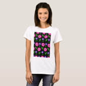 若い花模様 Tシャツ (正面フル)