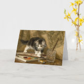 若い芸術家 | ヘンリェッテロナーナイフ カード (黄色い花)