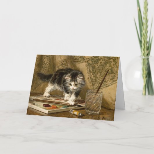 若い芸術家 | ヘンリェッテロナーナイフ カード (正面)