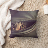 若い虎猫の子ネコ クッション (ブランケット)