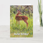 若い誕生日おもしろいプンディアー自然誕生日カード カード (正面)