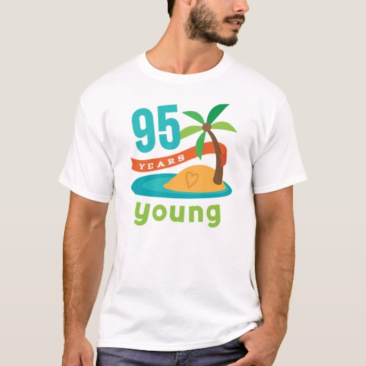 若い誕生日プレゼント95年の Tシャツ (正面)
