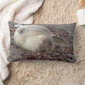 若い象のアザラシ ランバークッション (ブランケット)