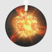 若い赤色矮星 オーナメント (裏面)