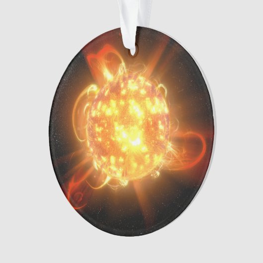 若い赤色矮星 オーナメント (正面)