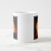 若い赤色矮星 ジャンボコーヒーマグカップ (正面)