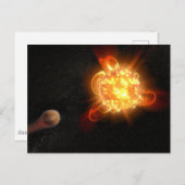 若い赤色矮星 ポストカード (正面/裏面)