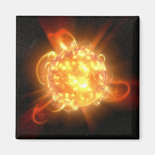 若い赤色矮星 マグネット (正面)