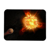 若い赤色矮星 マグネット (横)