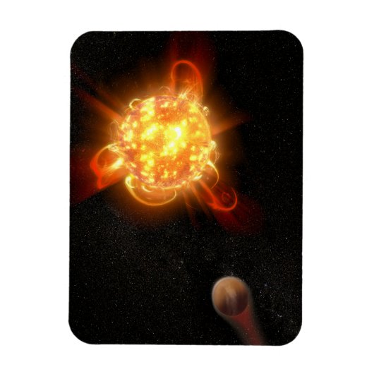 若い赤色矮星 マグネット (縦)