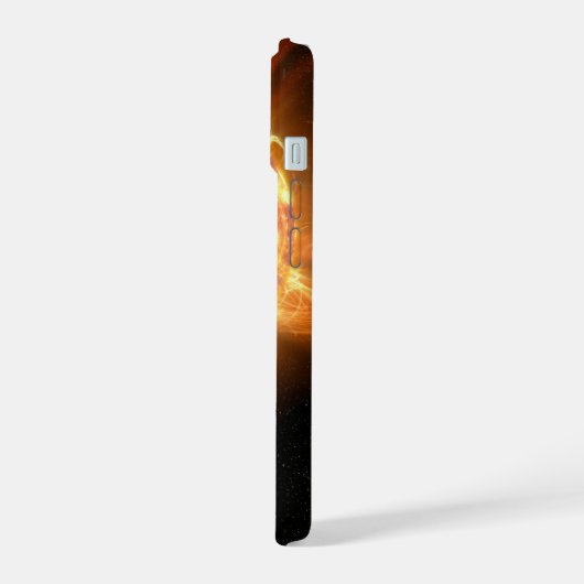 若い赤色矮星 iPhone 15ケース (左側面)