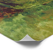 若い農家は森に座って， 1878 ポスター (角)