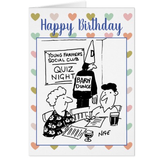 若い農家クイズ夜の漫画 (正面)