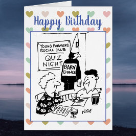 若い農家クイズ夜の漫画