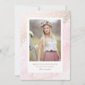 若い野生および自由な卒業の発表 案内状 (正面)