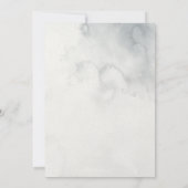 若い野生で自由な駆け足の馬の誕生日 招待状 (裏面)