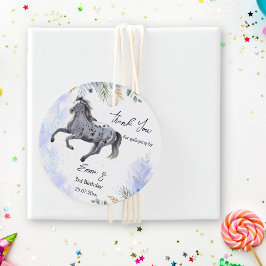 若い野生と自由なギャロピンアパルーサ誕生日 フェイバータグ