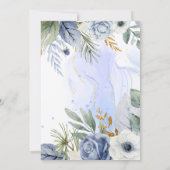 若い野生と自由なギャロピンアパルーサ誕生日 招待状 (裏面)