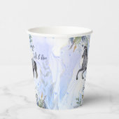 若い野生と自由なギャロピンアパルーサ誕生日 紙コップ (右)