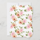 若い野生と3つのアントラーの誕生日 招待状 (裏面)