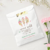 若い野生と3つの好意バッグボホフェザー フェイバーバッグ (封をした状態)