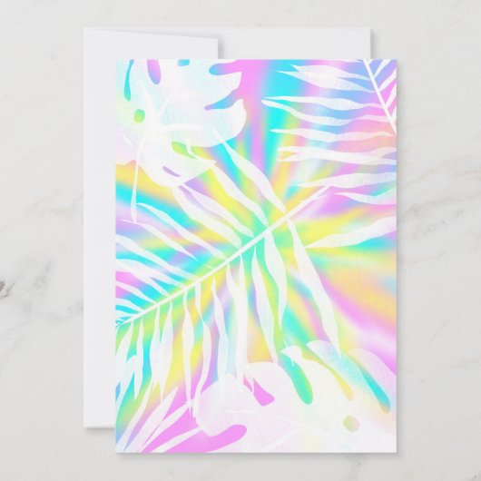 若い野生と3つの野生の3番目の誕生日の招待 招待状 (裏面)