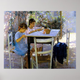 若い針仕事エルリンダニエルソン – ガンボギ1915 ポスター