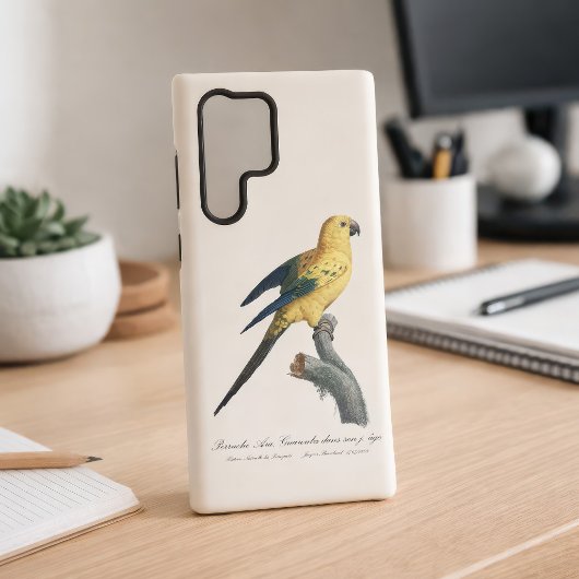 若い頃のルリコンゴウインコ / サン・パrakeet samsung galaxyケース