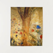 若い頃の仏、有名絵画な仏。 タペストリー (正面)