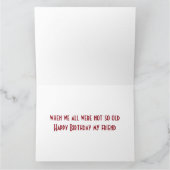 若い頃の日を思い出す カード (内部)