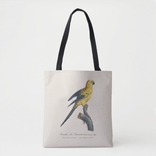 若い頃の Guaruba / サンバケツインコ トートバッグ (正面)
