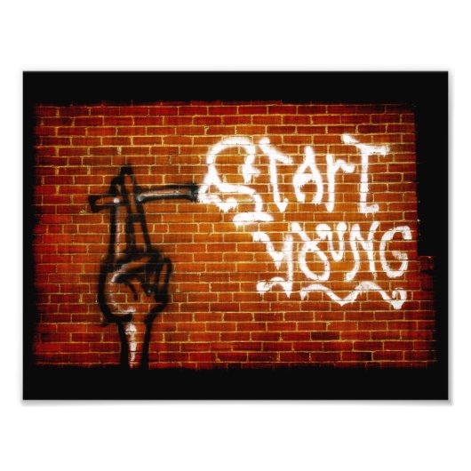 若い順に開始 フォトプリント            (正面)