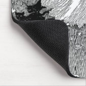 若い魔女と黒猫 マウスパッド (コーナー)