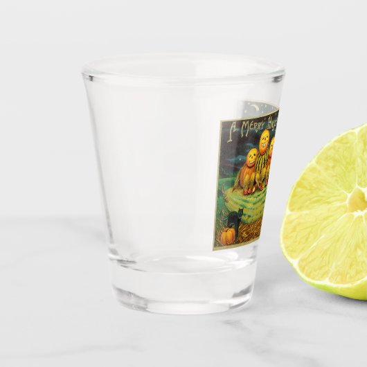 若い魔女の醸造：マジック祭壇のカボチャの男性 ショットグラス (左)