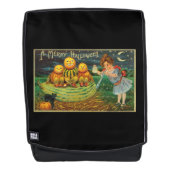 若い魔女の醸造:マジック祭壇のカボチャの男性 バックパック (正面)