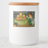 若い魔女の醸造：マジック祭壇のカボチャの男性 フードラベル (正面)