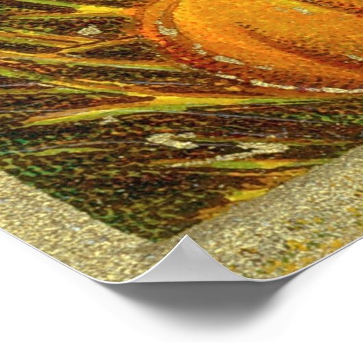 若い魔女の醸造:マジック祭壇のカボチャの男性 ポスター (角)