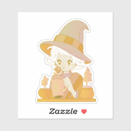 若い魔女 シール (シート)