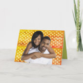 若い黒いカップル空白のグリーティングカード カード (正面)