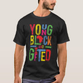 若い黒人で才能のある Tシャツ (正面)