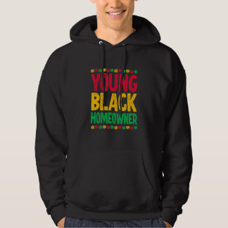 若い黒人の住宅所有者2 パーカ