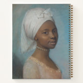 若い黒人の女性 ノートブック (裏面)