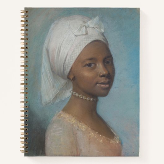 若い黒人の女性 ノートブック (正面)