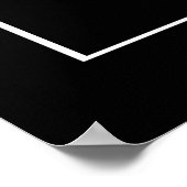 若い黒熊の勉強アートのポスター ポスター (角)