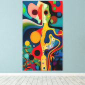 若い キャンバスプリント (インサイチュ (ウッドフロア))