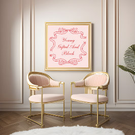 若い、才能のある、黒い ポスター