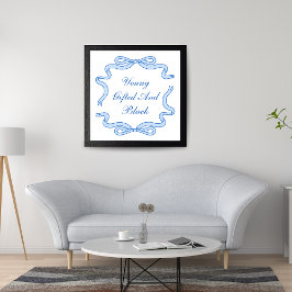 若い、才能のある、黒い ポスター