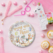 若い、野生、三 ペーパープレート (パーティー)